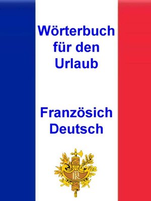 cover image of Wörterbuch für den Urlaub Französisch--Deutsch